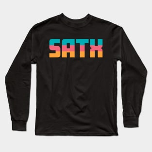 San Antonio Pride Basketball Fan T-Shirt: Show Your Love for Texas Hoops & Local Spirit Long Sleeve T-Shirt